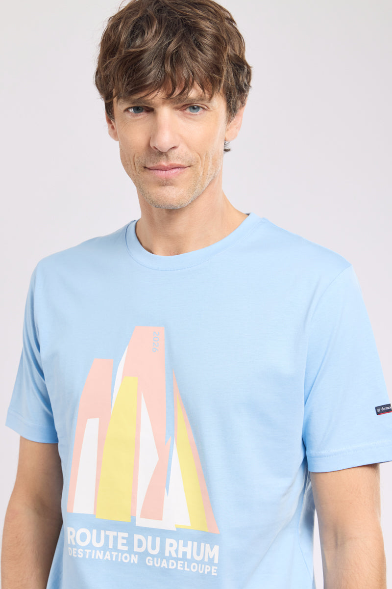 armor-lux-t-shirt-route-du-rhum-destination-guadeloupe-homme-coton image 2