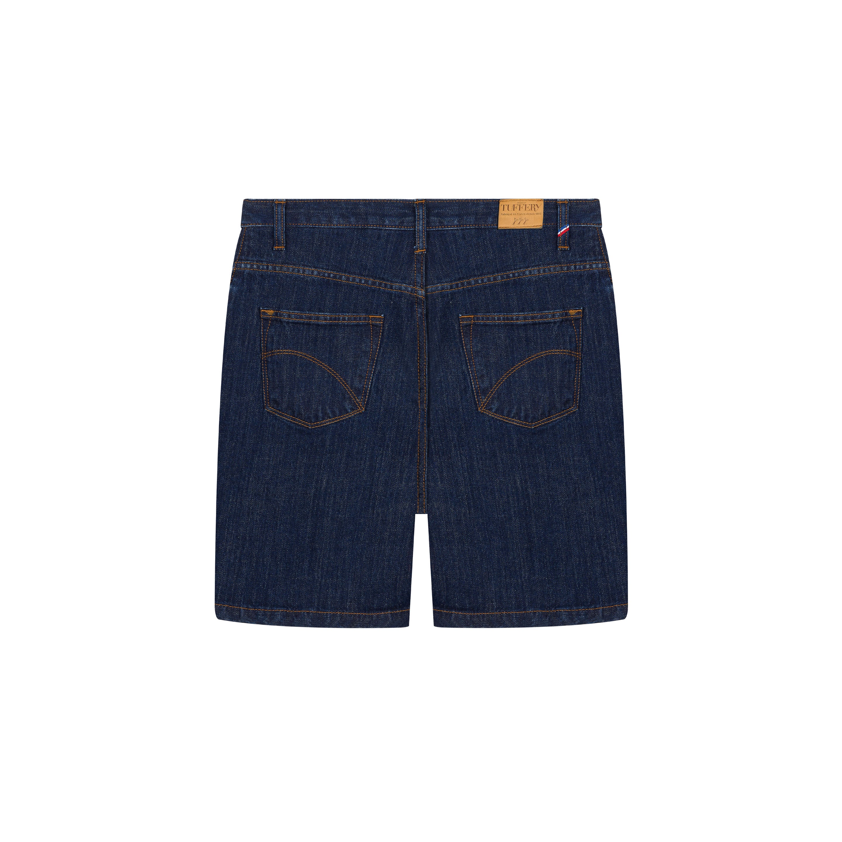 atelier-tuffery-short-aim-femme-taille-haute-jean-brut image 3