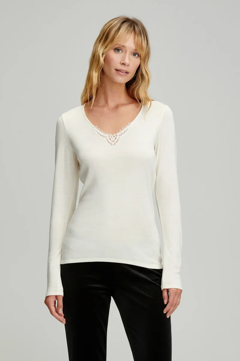 armor-lux-h-ritage-t-shirt-manches-longues-femme-laine-et-soie-2 image 1