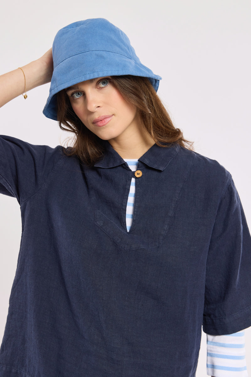 armor-lux-vareuse-femme-manches-3-4-100-lin image 2