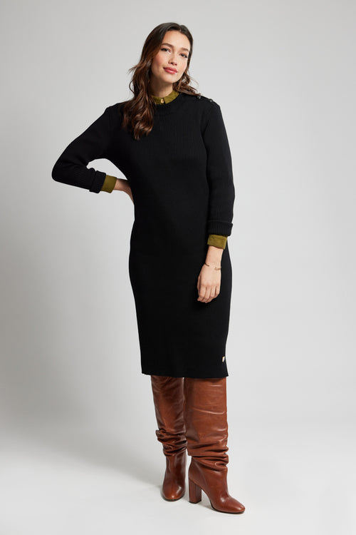 armor-lux-robe-longue-femme-100-laine-c-te-2x2 image 2