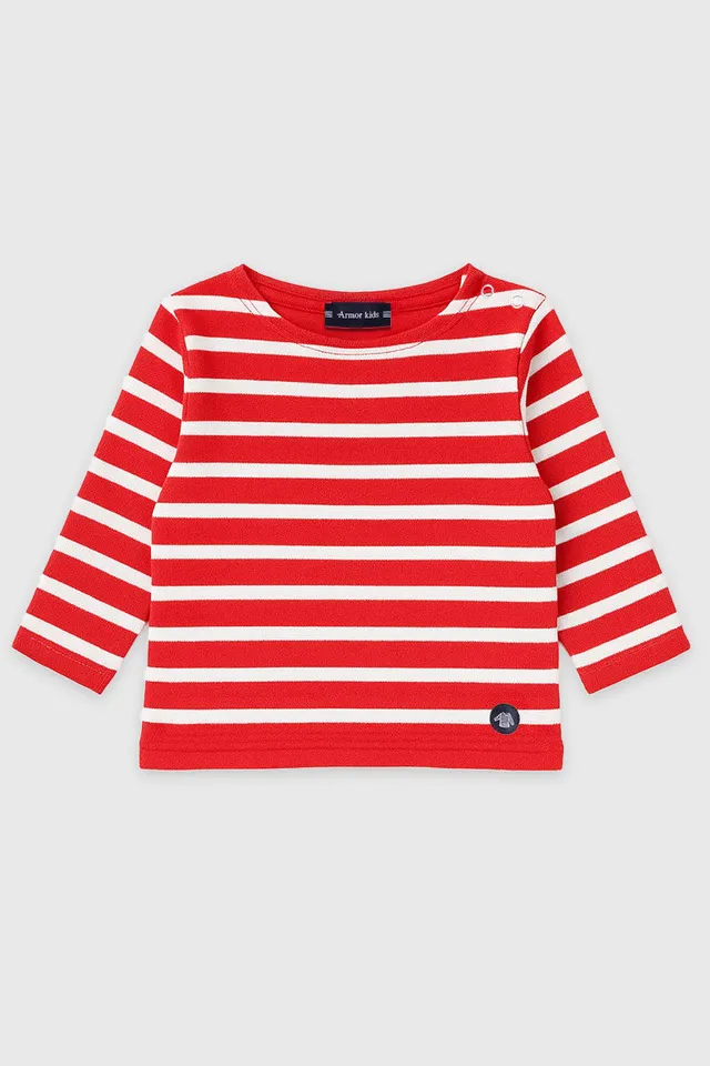 armor-lux-marini-re-baby-manches-longues-100-coton-rustique-245g-m image 1