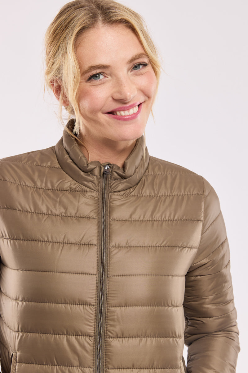 armor-lux-doudoune-matelass-e-femme-zipp-e-h-ritage image 2