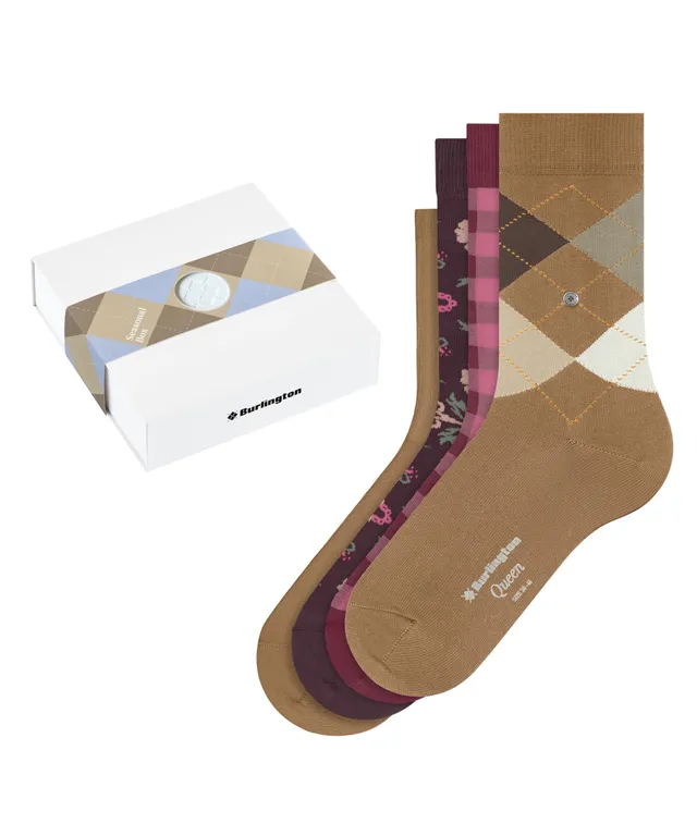 burlington-seasonal-gift-chaussettes-femme-coton-fantaisie-4-paires-mix-0010-36- image 1