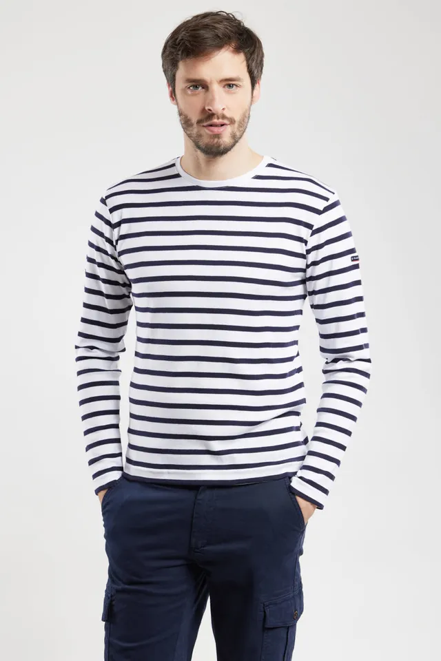armor-lux-marini-re-crozon-homme-coton-manches-longues image 1