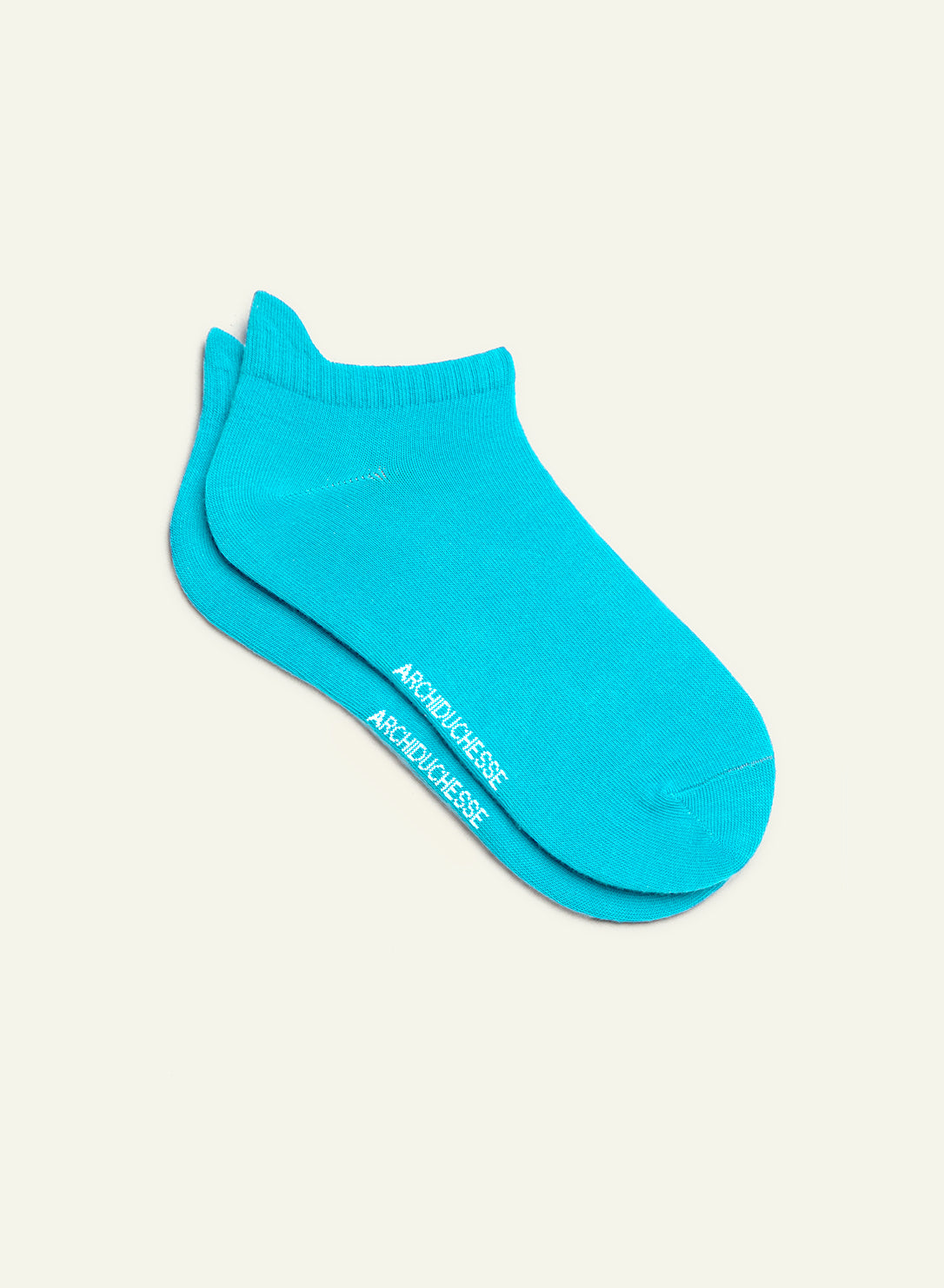 archiduchesse-socquette-bleu-turquoise-socquettes-basses-coton image 2