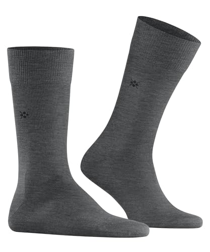 burlington-leeds-chaussettes-homme-coton-laine-unies-gris-dark-grey-3070-40-46 image 8