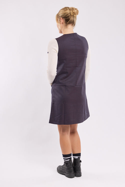armor-lux-robe-sans-manches-carreaux-col-v-femme image 5