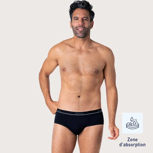 eminence-s-r-nit-slip-fuites-urinaires-homme-noir image 1