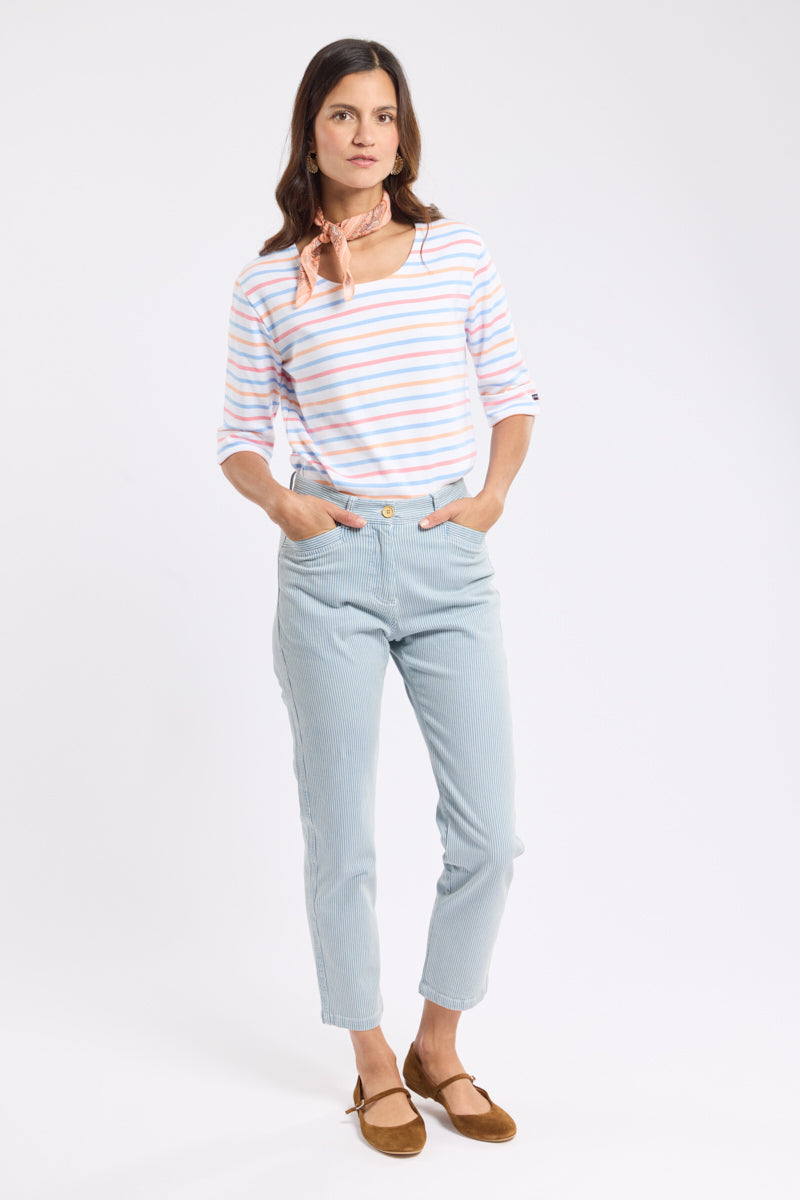 armor-lux-marini-re-tricolore-femme-coton-pais-235g-m-2 image 3