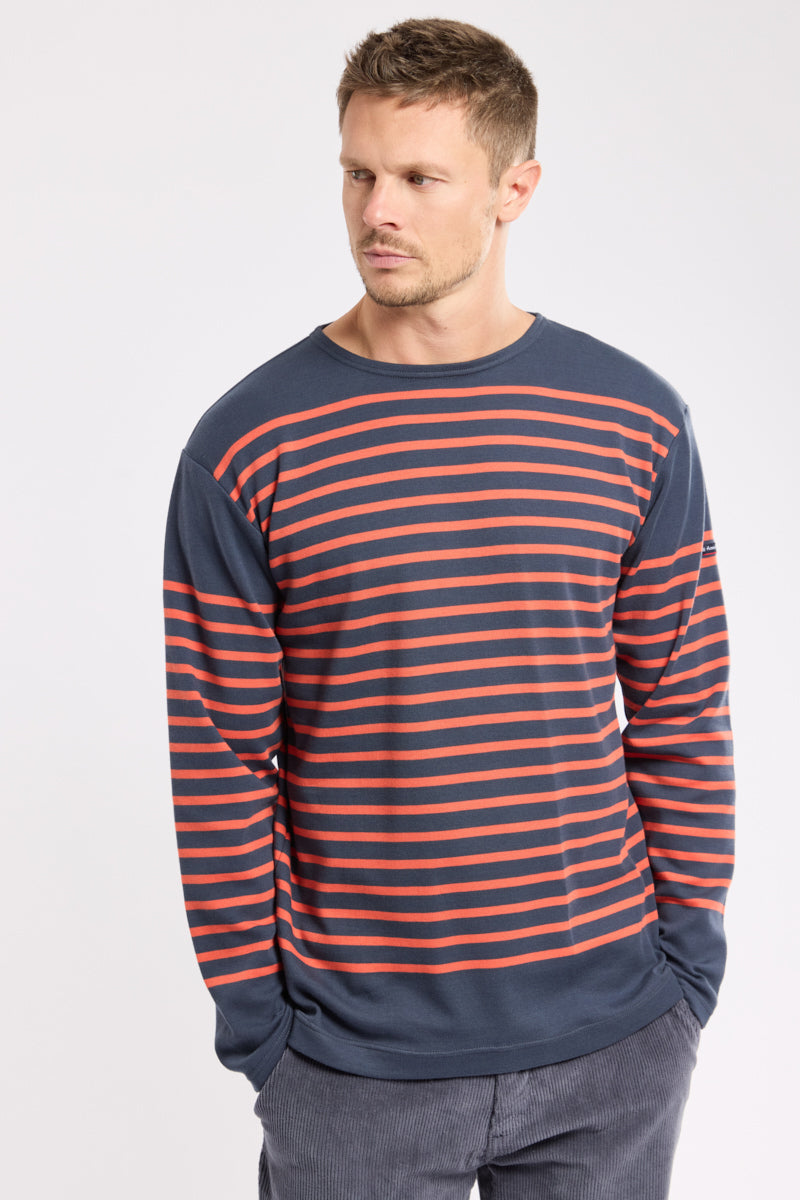 armor-lux-marini-re-amiral-originale-coton-pais-interlock-col-bateau image 1