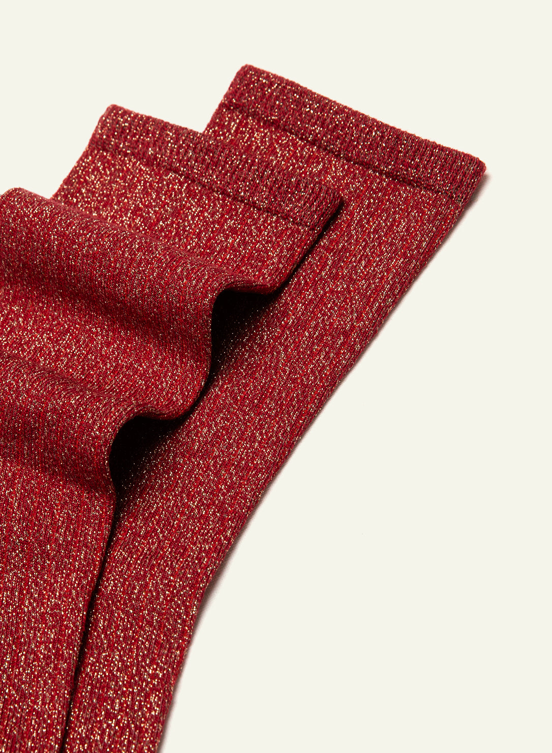archiduchesse-paillet-e-scarlet-o-l-l-chaussettes-courtes-lurex-rouge image 4
