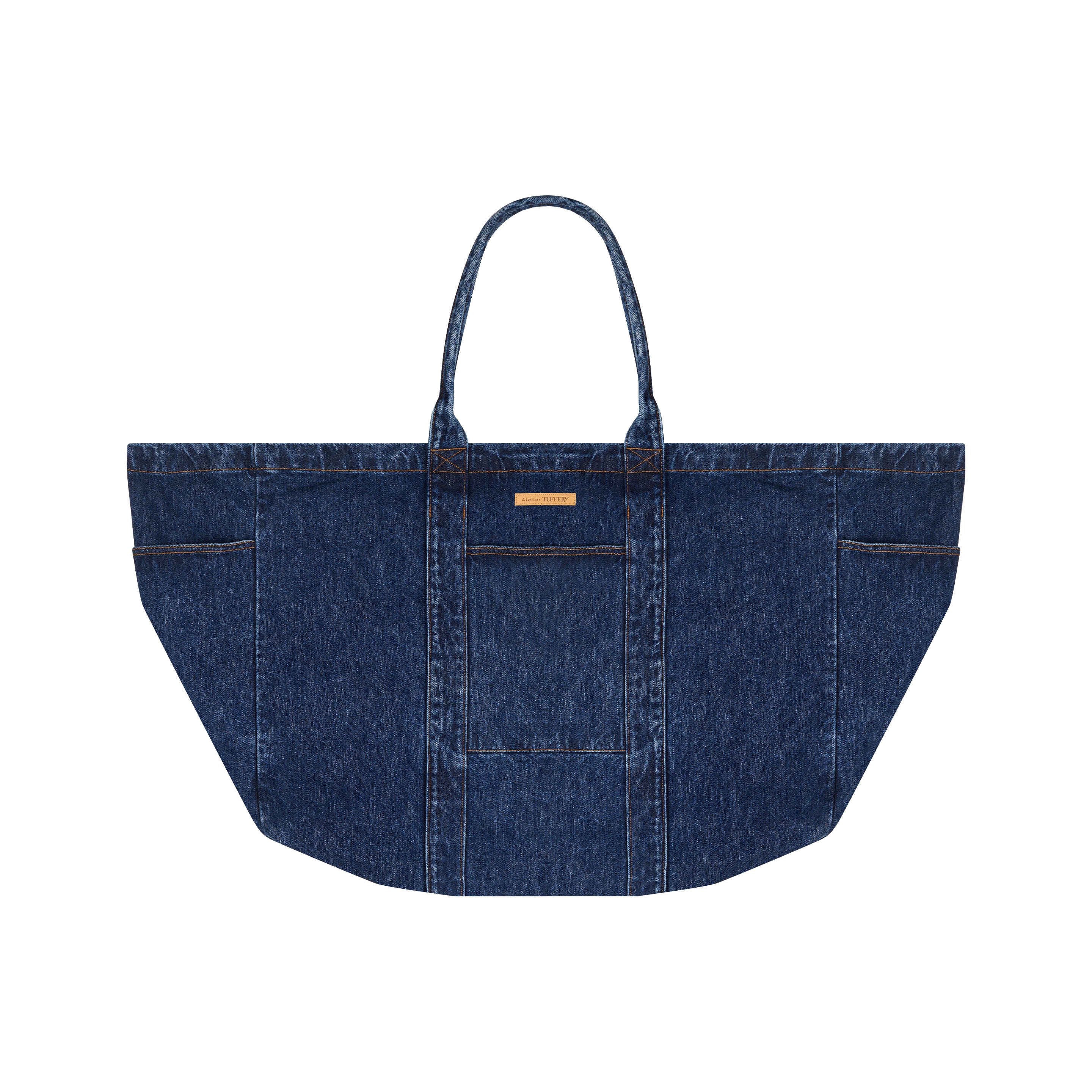 atelier-tuffery-sac-xl-jean-denim-robuste image 1