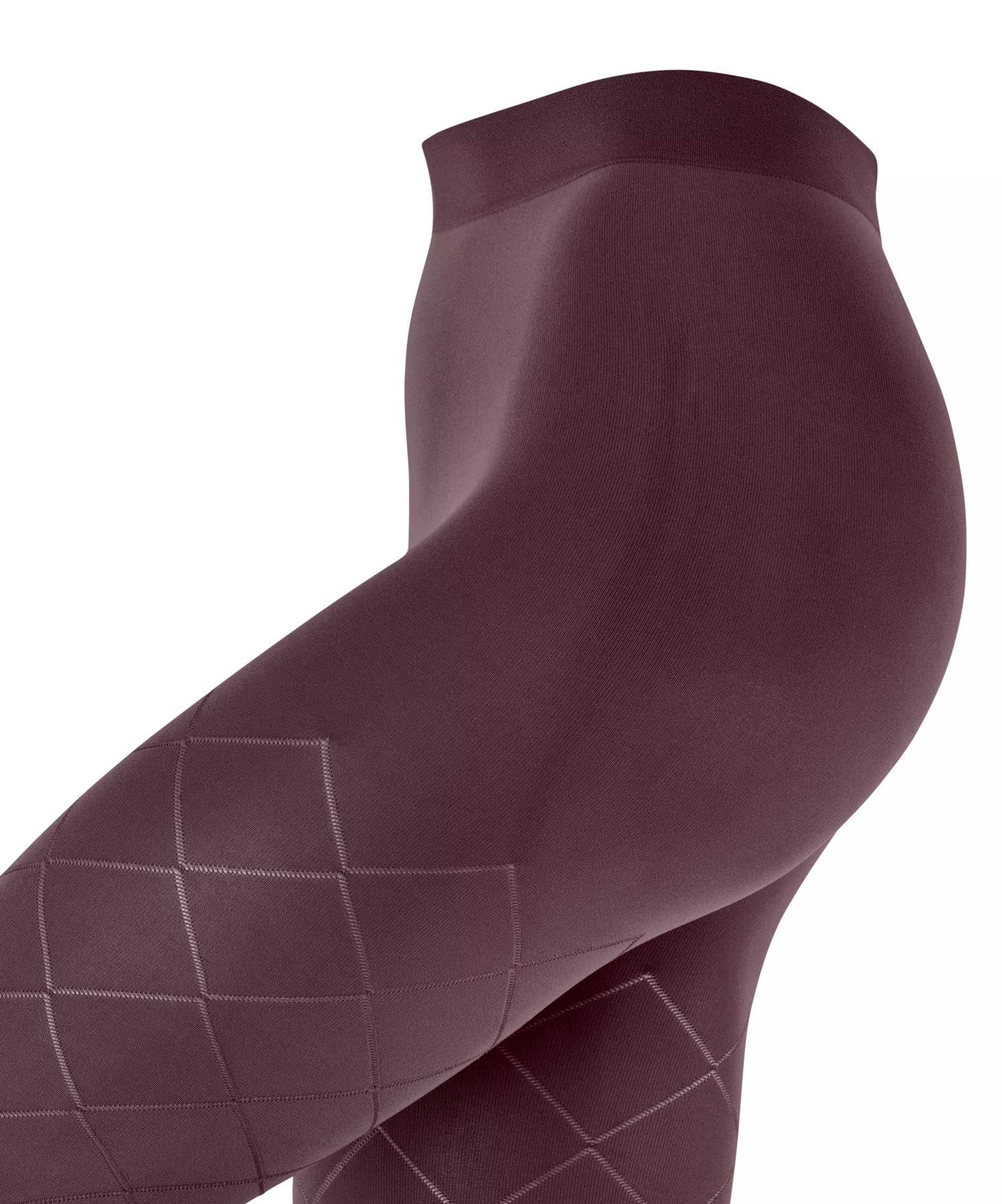burlington-check-couture-collants-femme-opaque-rouge-claret-8375-40-42 image 3