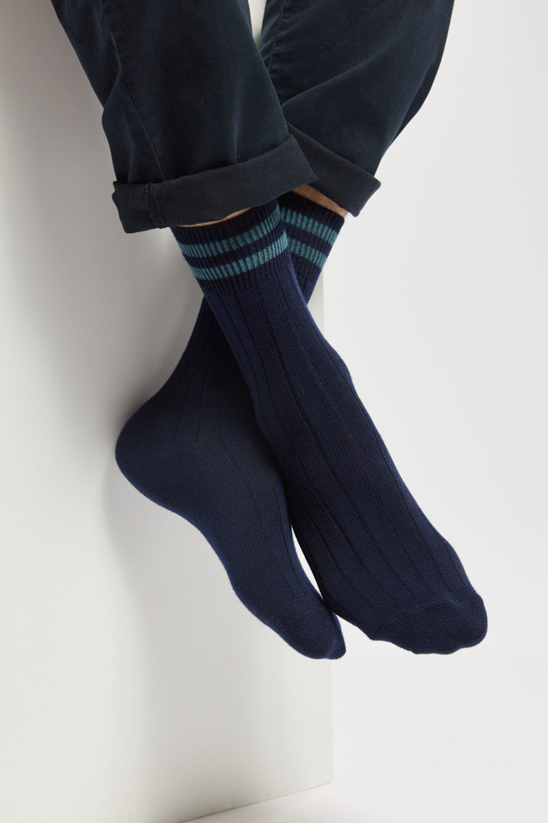 armor-lux-x-maison-broussaud-chaussettes-homme-ray-es-laine image 2
