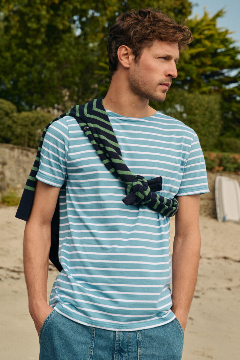 armor-lux-h-ritage-marini-re-manches-courtes-homme-coton-145g image 1