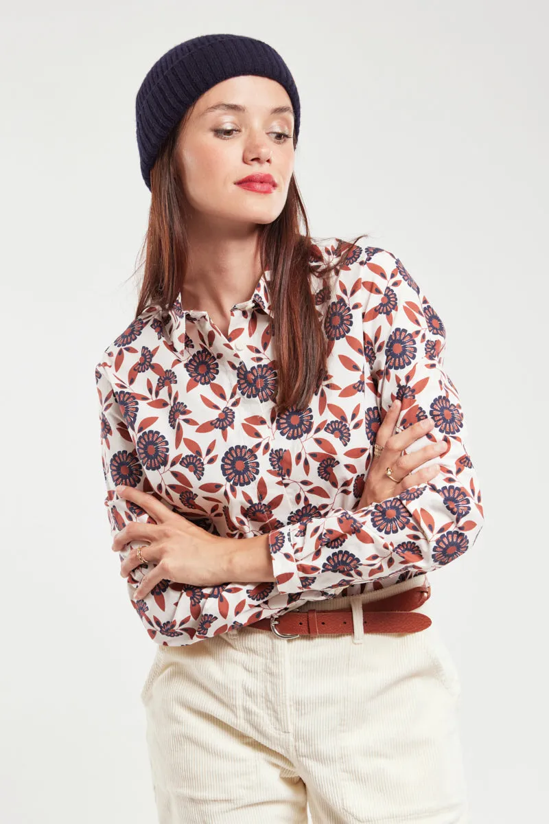 armor-lux-chemisier-fleuri-femme-coton-stretch image 1