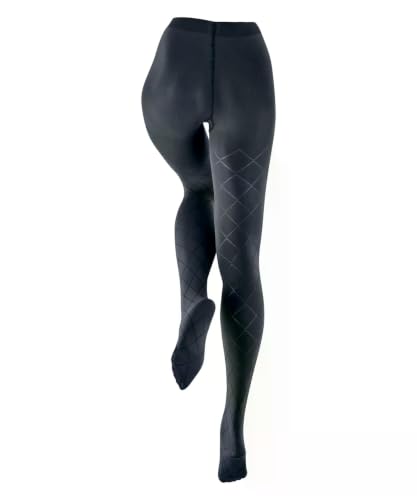 burlington-check-couture-collants-femme-opaque-fantaisie-bleu-marine-6120-44-46 image 5
