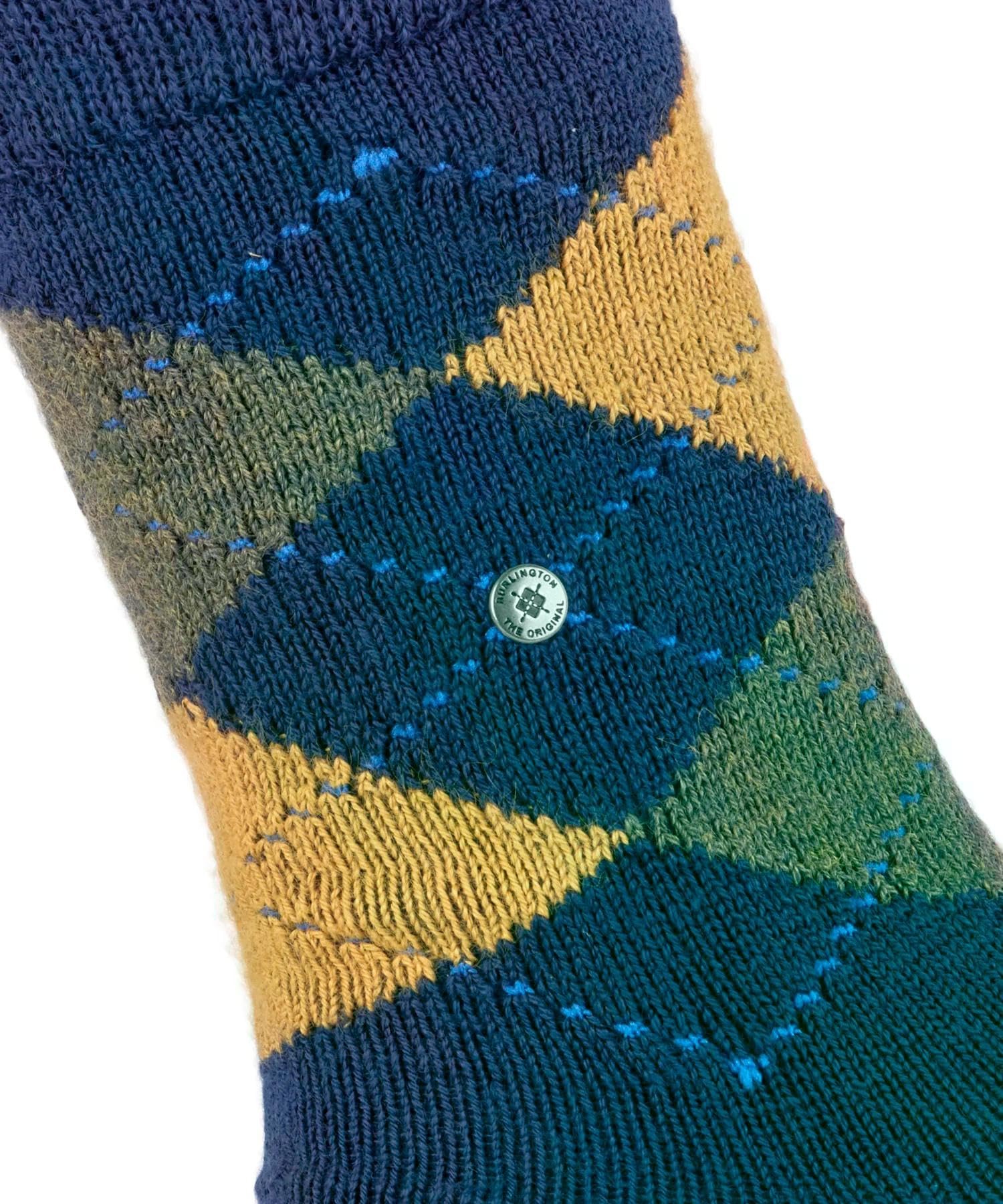 burlington-whitby-chaussettes-femme-chaudes-argyle-bleu-eventide-6877-36-41 image 3