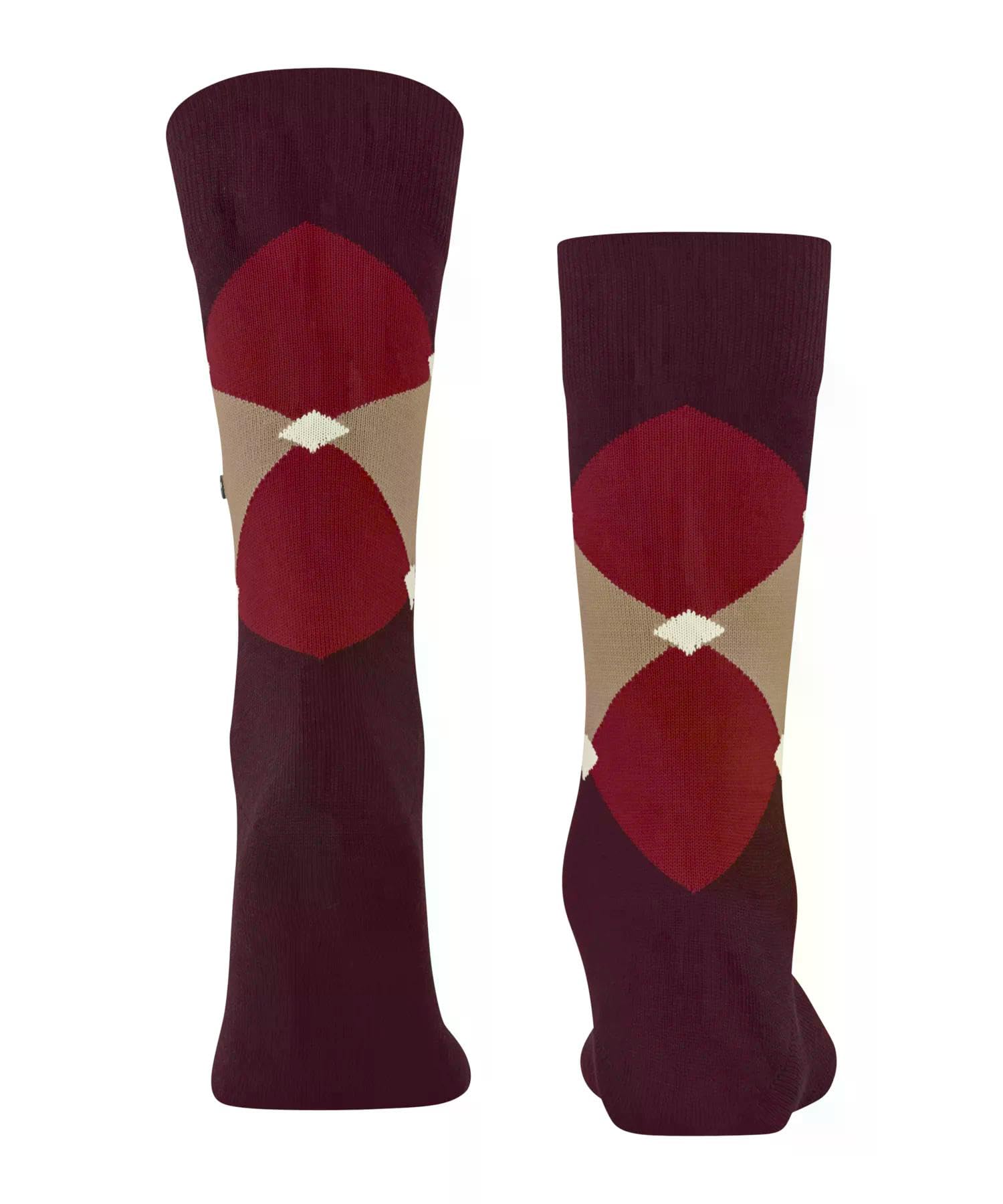 burlington-warm-clyde-chaussettes-homme-laine-respirante-motif-losanges image 2