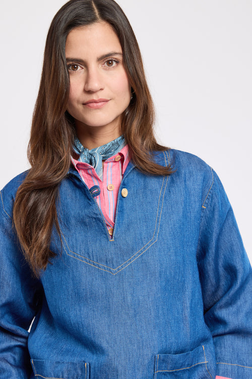 armor-lux-vareuse-heritage-denim-lyocell-lin image 3