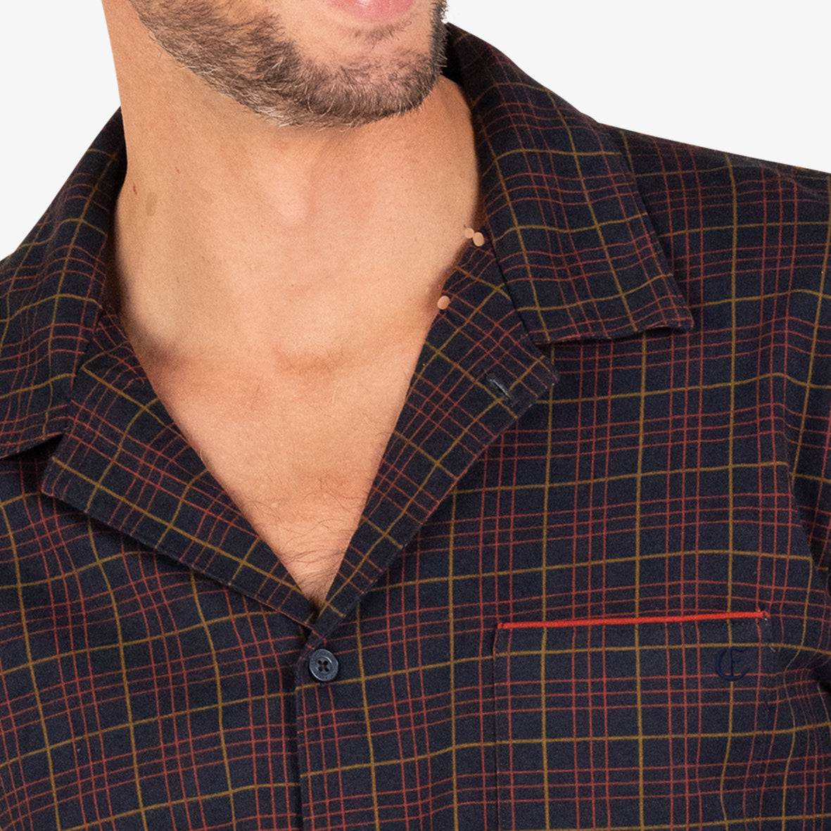 eminence-pyjama-long-homme-l-cossais-tartan-coton-gratt image 2