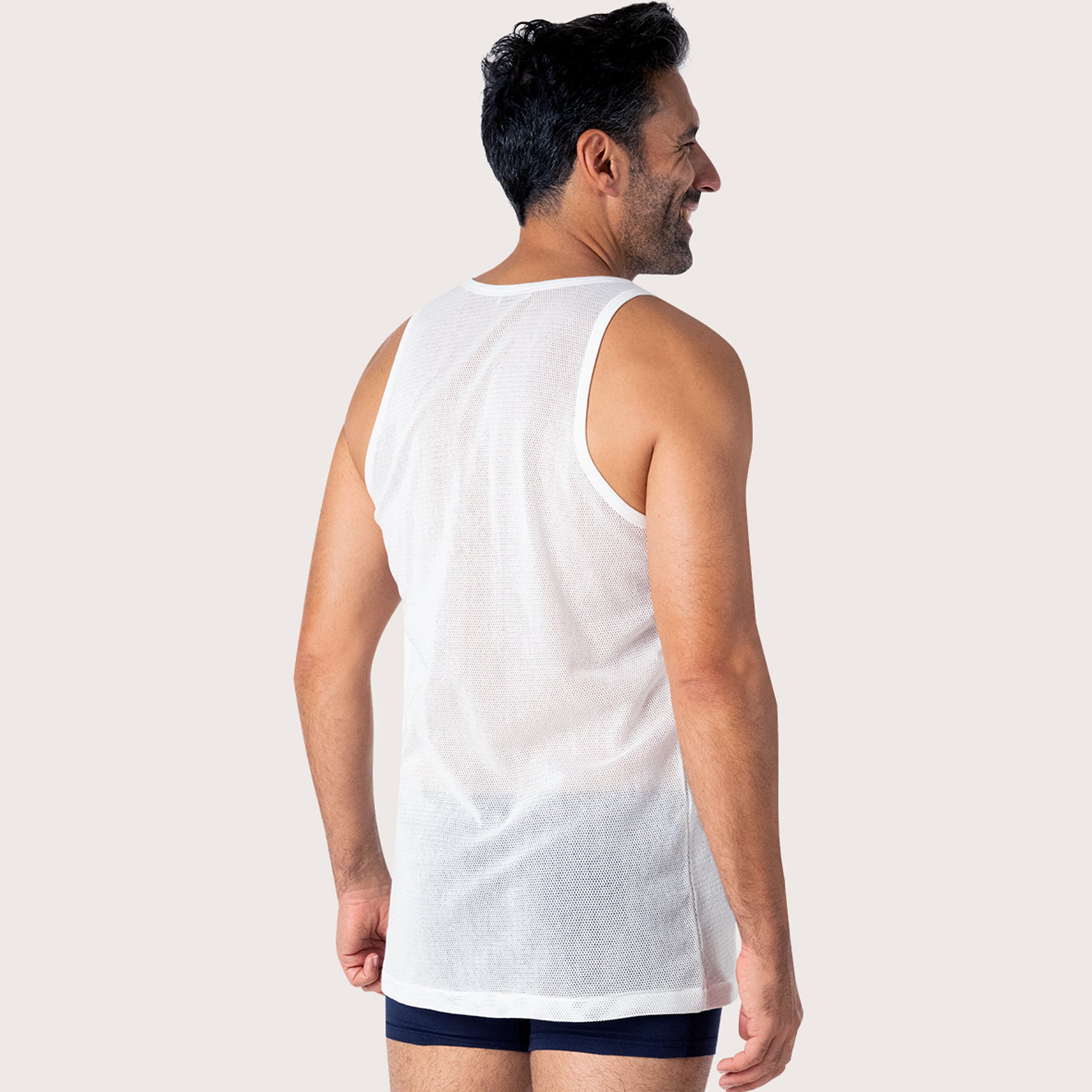 eminence-heritage-200-d-bardeur-homme-maille-a-r-e-pur-coton-blanc image 3