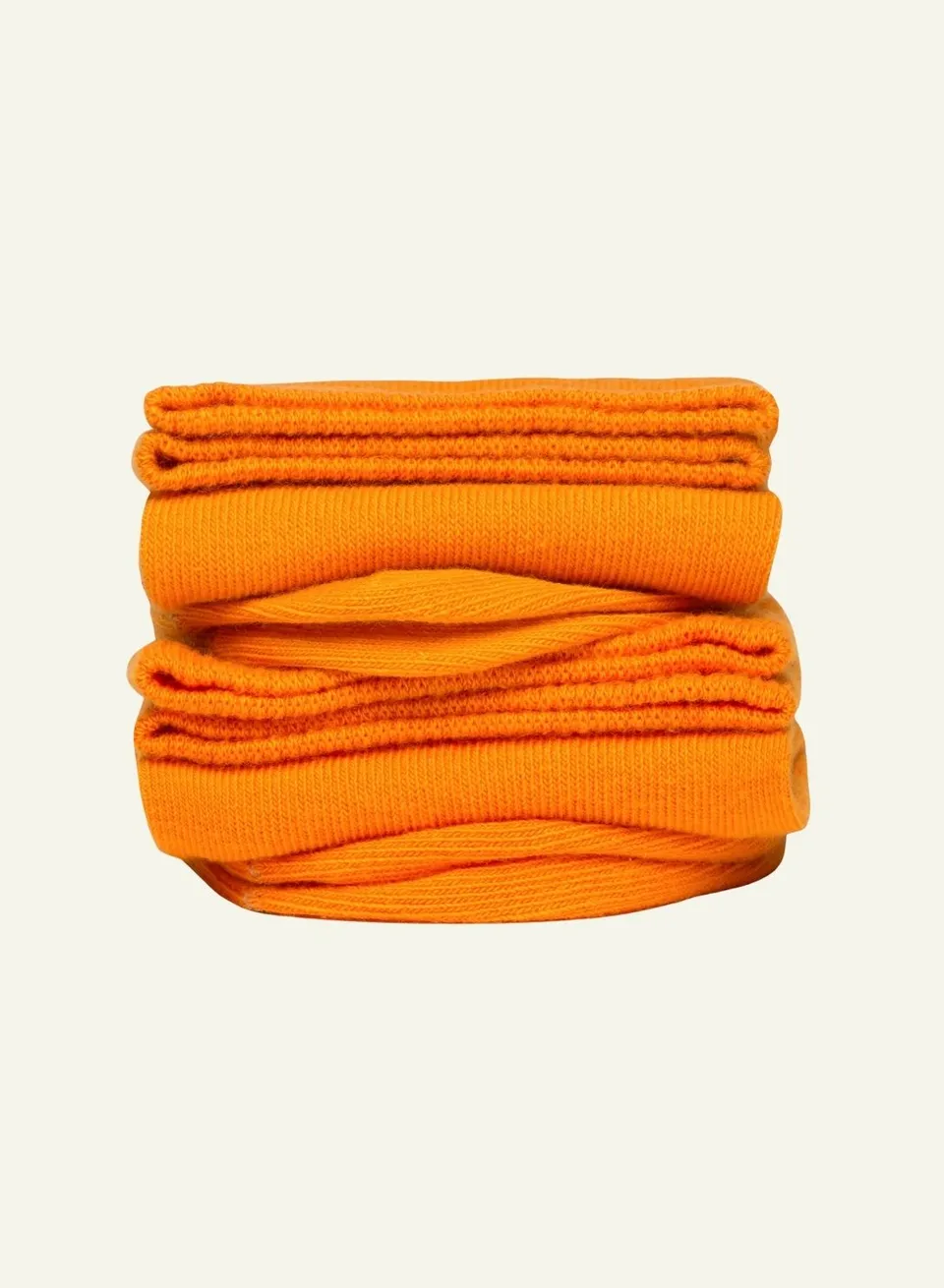 archiduchesse-de-ville-orange-mandarine-chaussettes-mi-mollet image 1