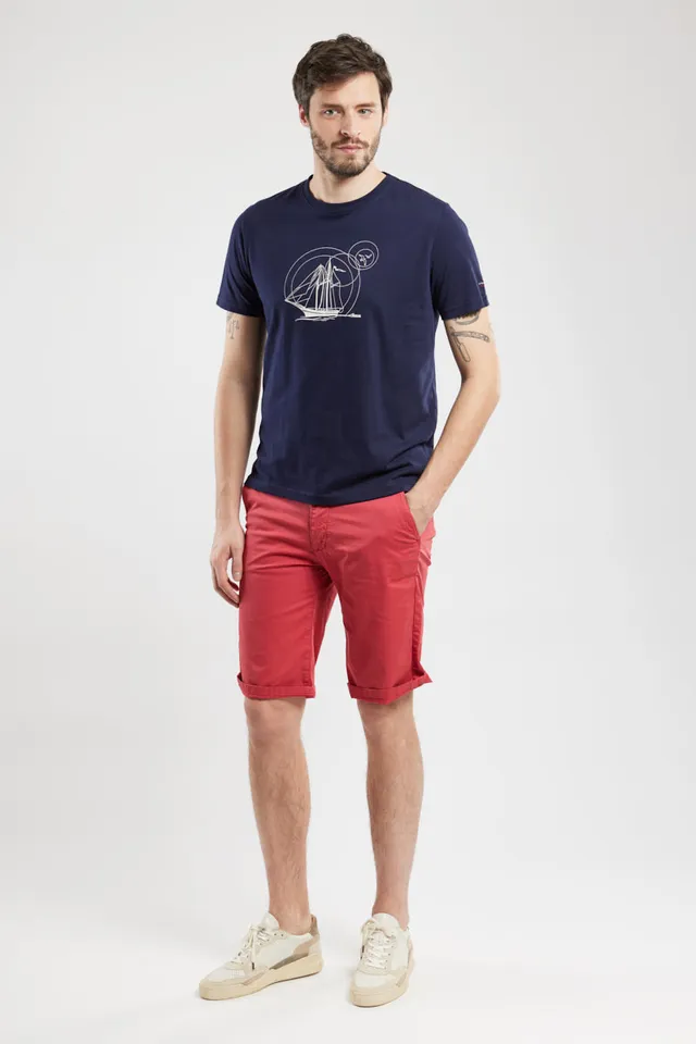 armor-lux-bermuda-homme-droit-coton-stretch-4-poches image 1