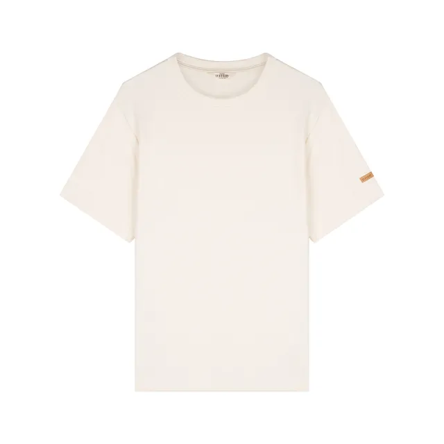 atelier-tuffery-t-shirt-homme-coton-bio-cru-coupe-droite image 1