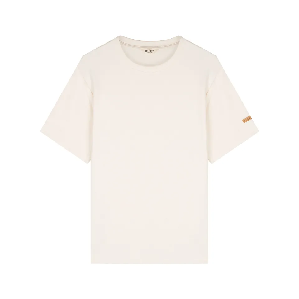 atelier-tuffery-t-shirt-homme-coton-bio-cru-coupe-droite image 1