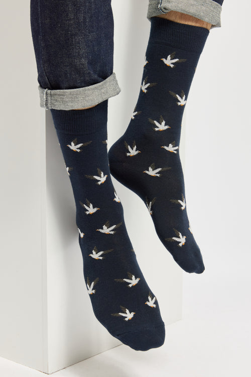 armor-lux-x-maison-broussaud-chaussettes-homme-mouette-coton image 2