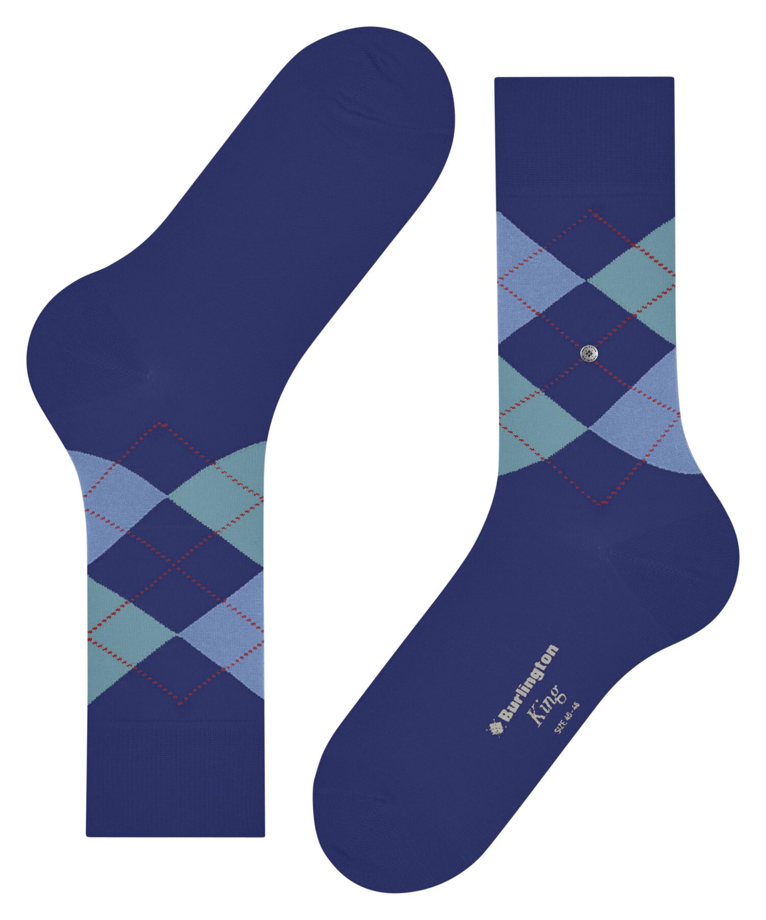 burlington-king-chaussettes-homme-bleu-kornblau-6040-40-46 image 7