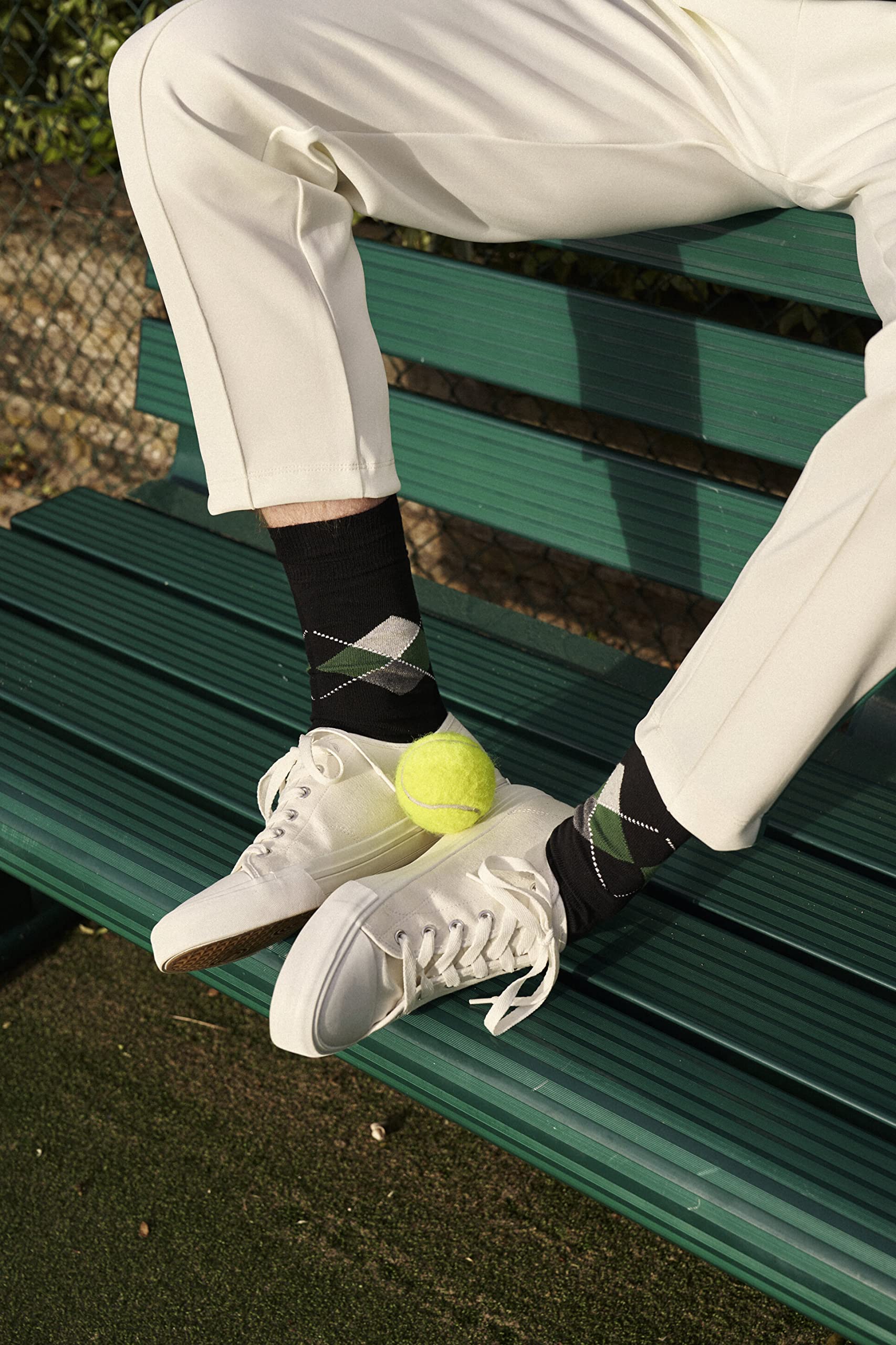 burlington-multi-king-chaussettes-homme-argyle-coton-bio image 3