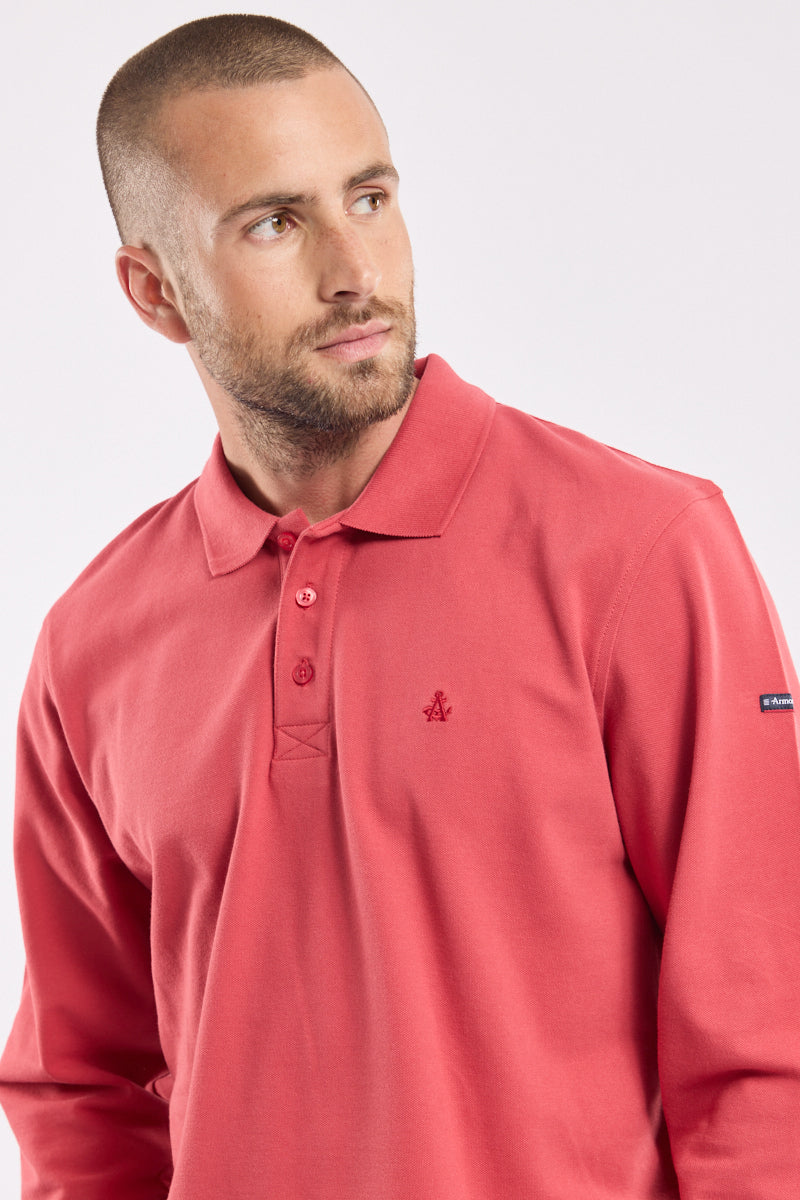 armor-lux-polo-homme-manches-longues-coton-piqu-5 image 4