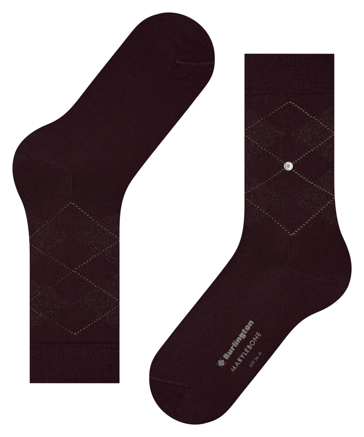 burlington-marylebone-lurex-femme-chaussettes-opaques-laine-vierge image 5