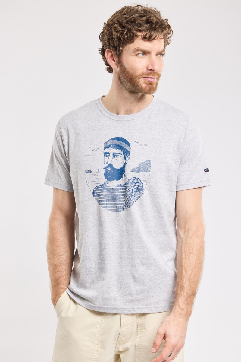 armor-lux-t-shirt-marin-homme-en-coton-l-ger image 1
