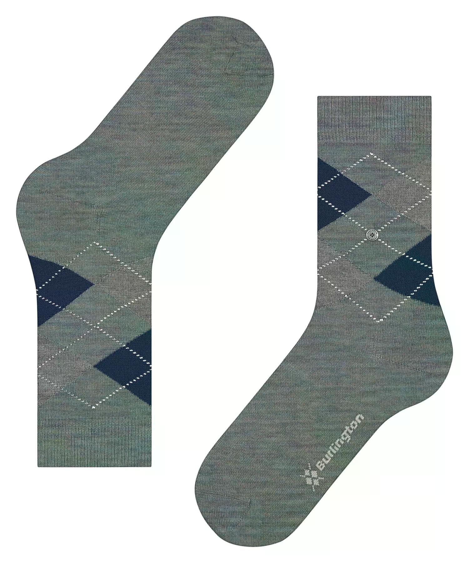 burlington-melange-marylebone-chaussettes-femme-laine-bleu-pigeon-blue-36-41 image 5