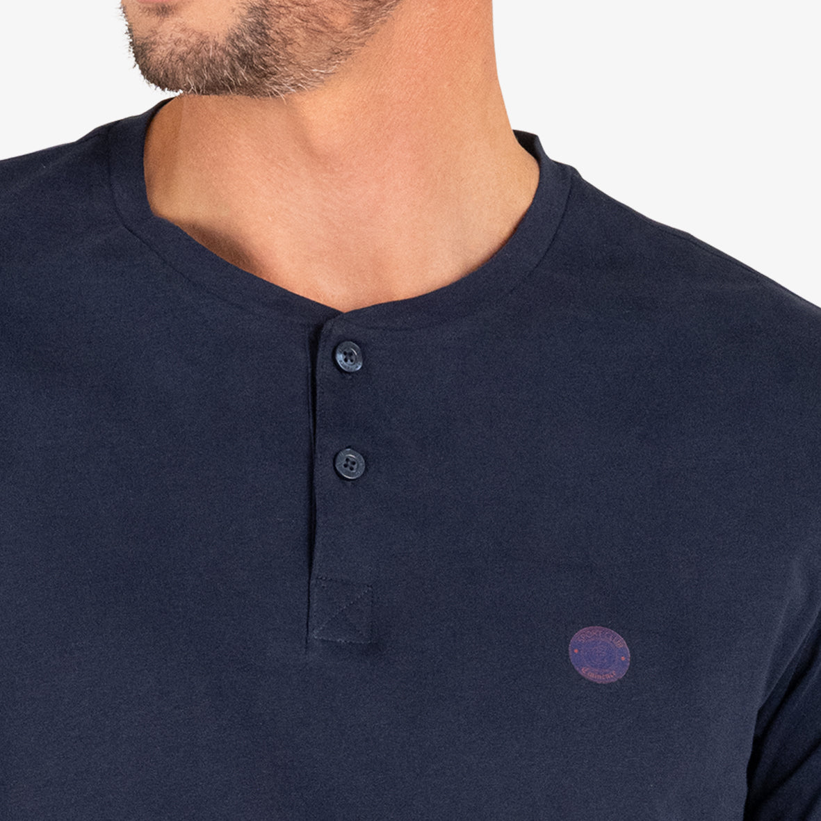 eminence-l-cossais-pyjama-court-col-t-homme image 2