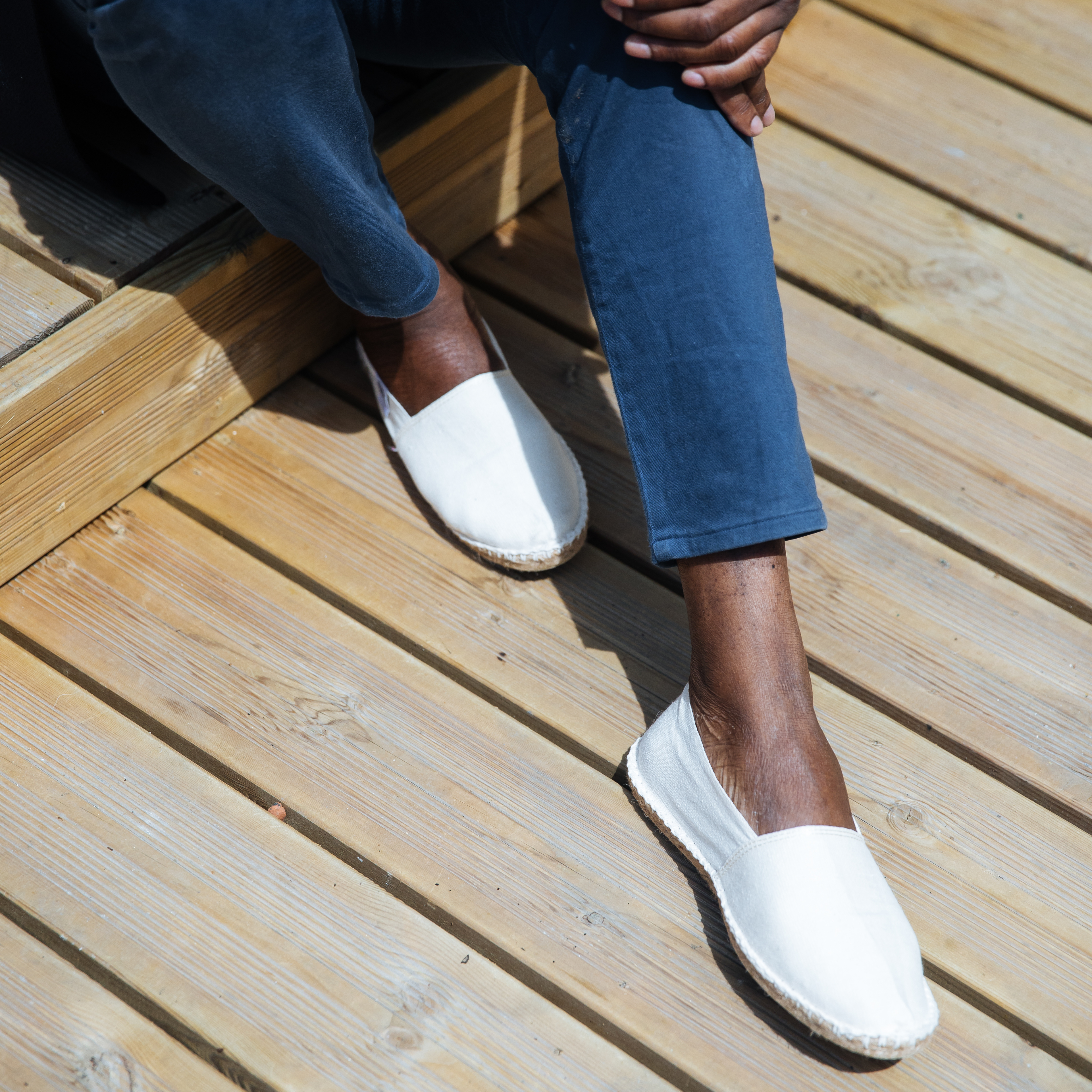 espadrille-blanc-cr-me-toile-coton-r-g-n-r-semelle-jute image 2