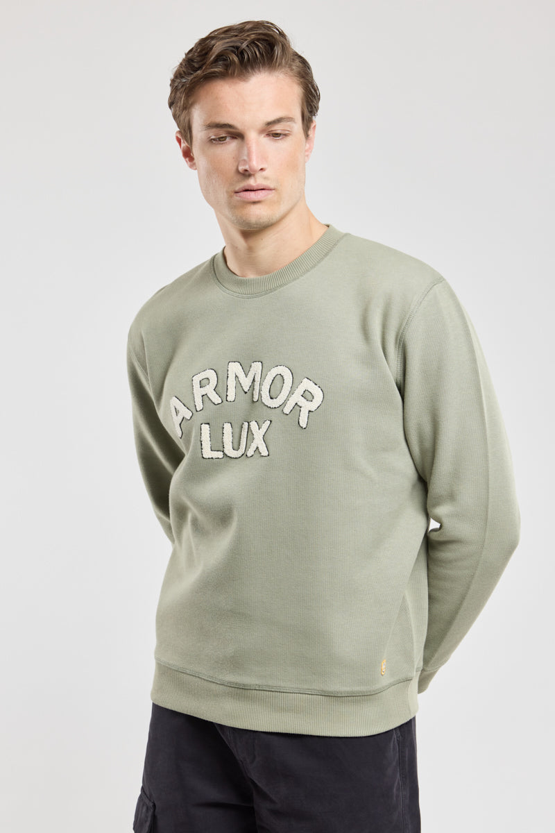 sweat-armor-lux-coton-pais-broderie-bouclette-mixte image 3
