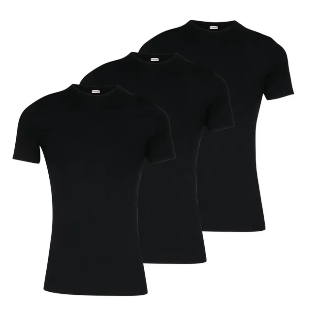 eminence-308-lot-de-3-tee-shirts-col-rond-pur-coton-noir image 1