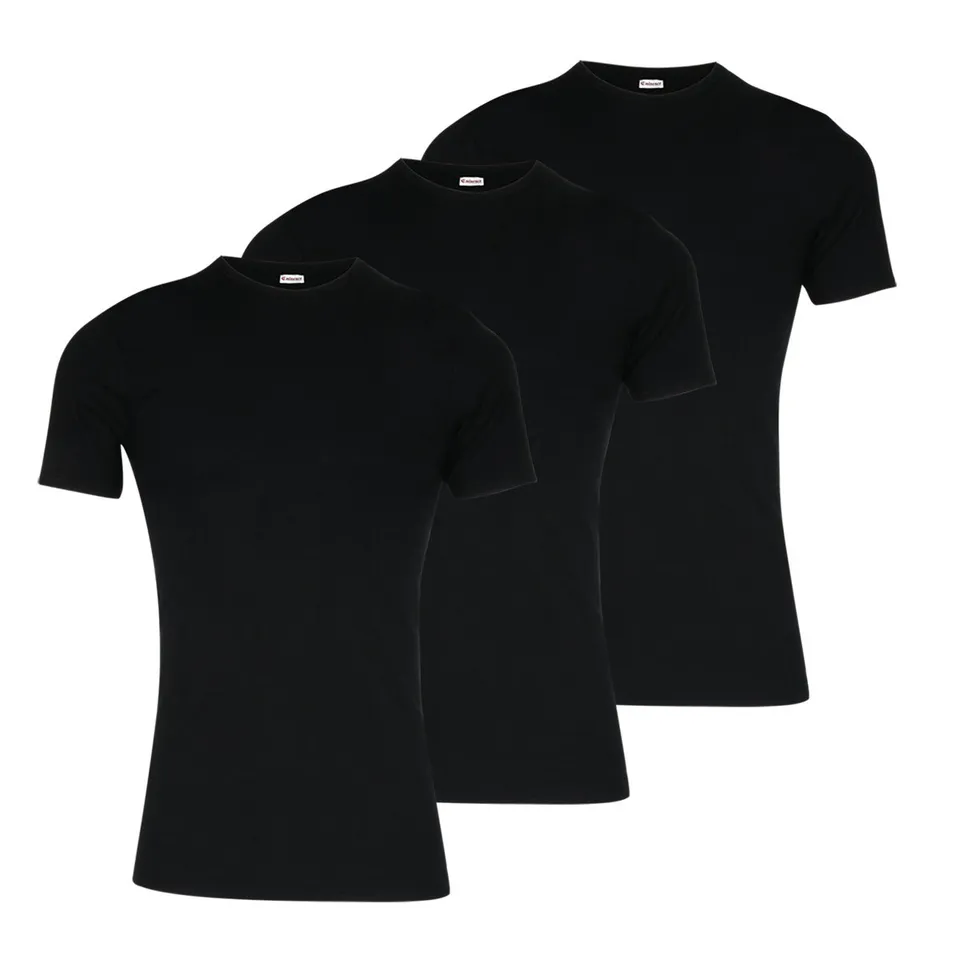 eminence-308-lot-de-3-tee-shirts-col-rond-pur-coton-noir image 1