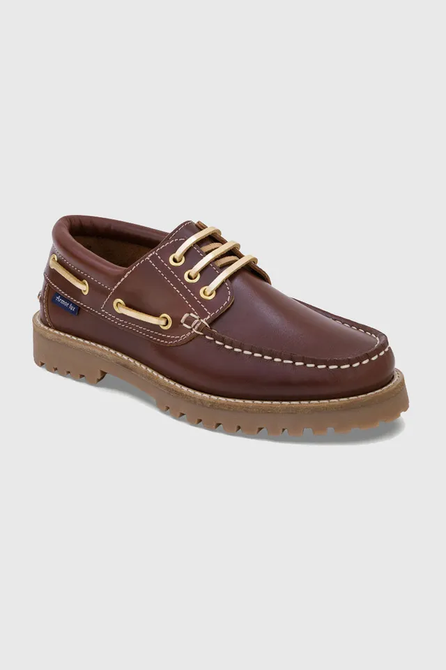 armor-lux-fregate-chaussures-bateau-en-cuir image 1