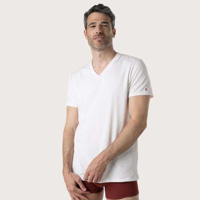 eminence-t-shirt-col-v-homme-fait-en-france image 1