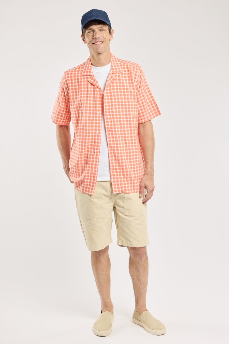 armor-lux-chemise-carreaux-homme-coupe-confort-manches-courtes-2 image 3