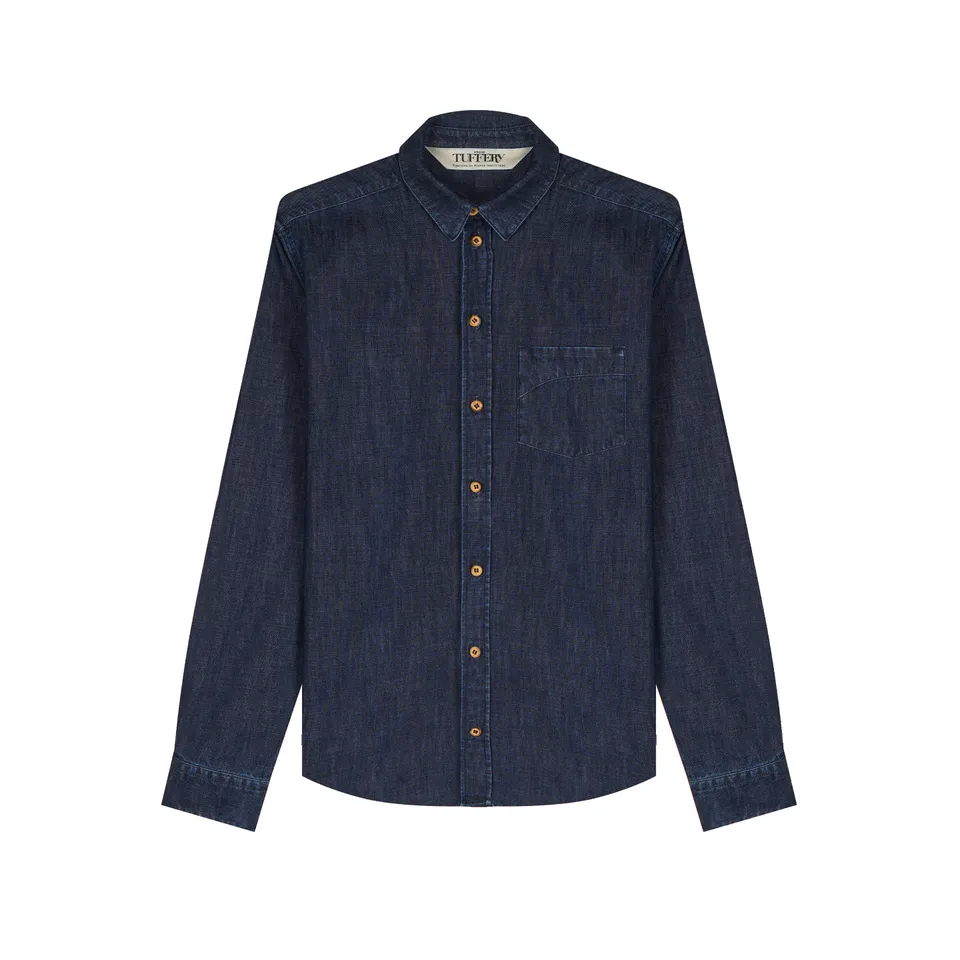 atelier-tuffery-aubrac-chemise-femme-droite-en-denim-brut image 1