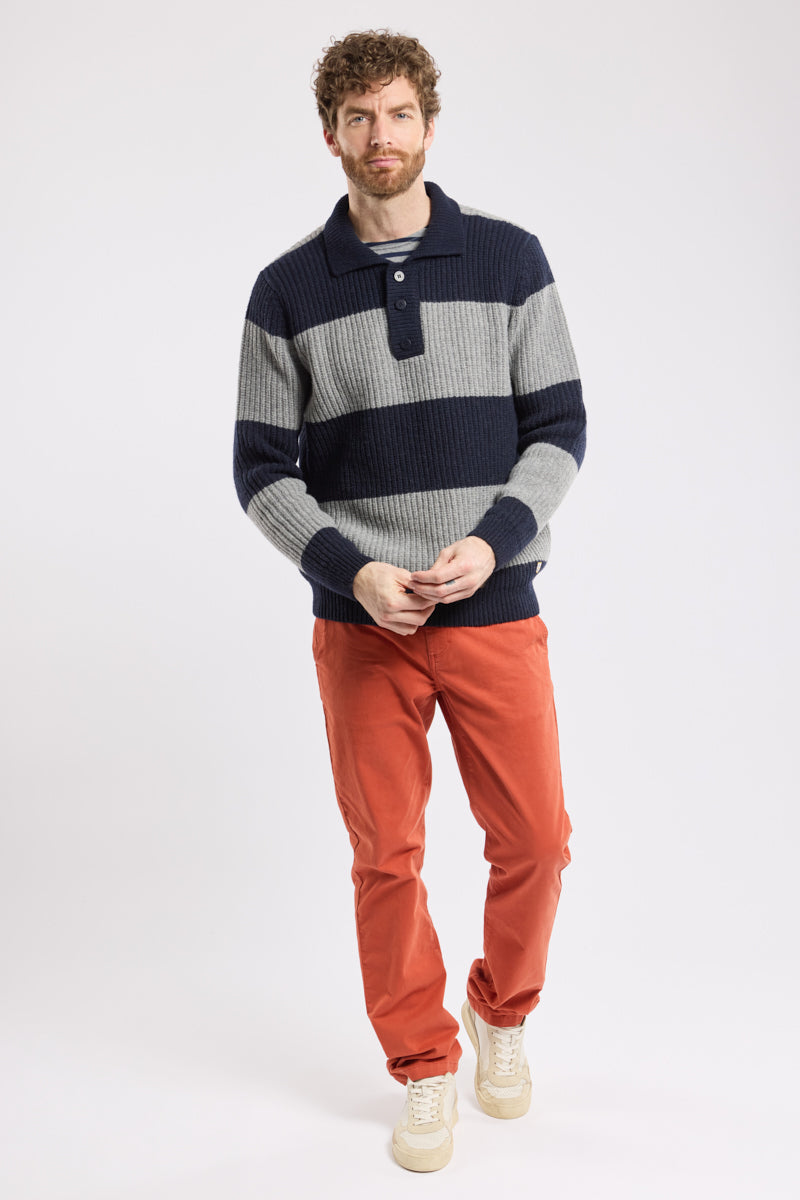armor-lux-pull-col-polo-heritage-homme-laine image 3