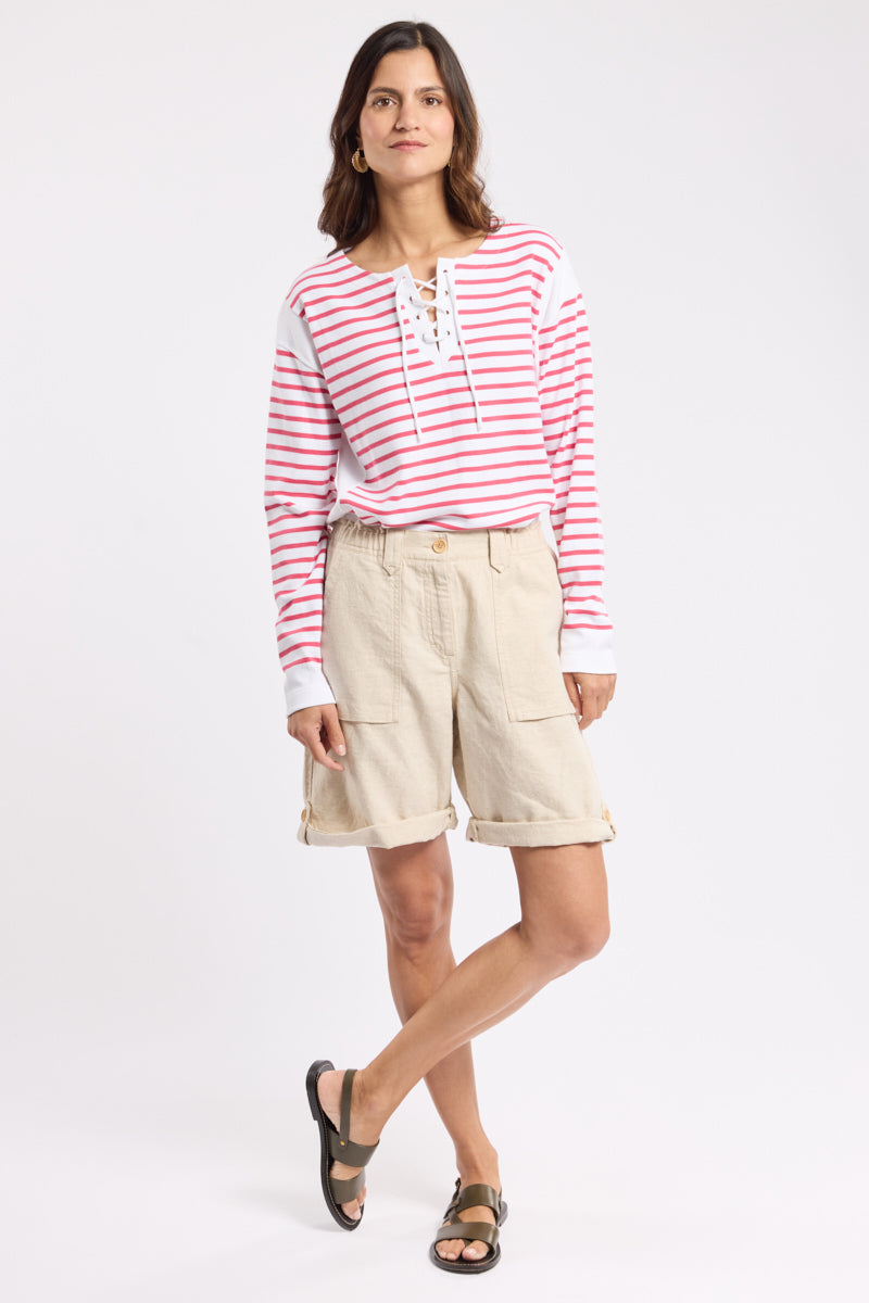 armor-lux-marini-re-col-lac-femme-coton-pais image 3
