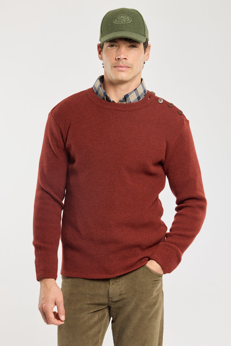 armor-lux-pull-marin-h-ritage-homme-100-lambswool-uni image 4